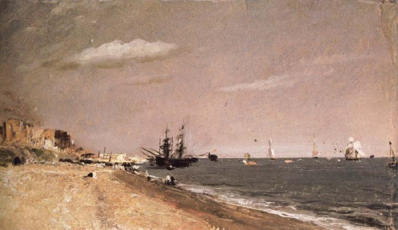 John Constable brighton beach with colliers oil painting image